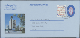 1950/1990 (ca.), AEROGRAMMES: Accumulation With About 650 Unused And Used/CTO Airletters And Aerogrammes Incl. Some... - Autres & Non Classés