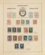 1843/1930, Used And Unused Collection In An Ancient Schaubek Album, Sligthly Varied Condition, Showing Especially A... - Autres - Amérique