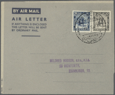 1950/1990 (ca.), AEROGRAMMES: Accumulation With About 580 Unused And Used/CTO Airletters And Aerogrammes Incl. Some... - Africa (Varia)