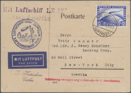 1870/2000,(ca.), 5 Alben Mit Etwa 300 Gebrauchten Und Ungebrauchten Ganzsachen Postkarten Und Briefen Aus Aller... - Other & Unclassified