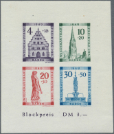 1936 - 1980 (ca.), BLOCK-Album Mit Einer Vielzahl Von Block-Ausgaben Deutsches Reich Ab Braunes Band, Franz. Zone... - Autres & Non Classés