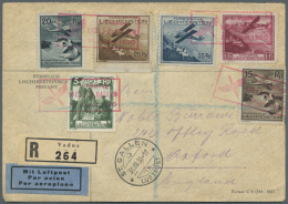 1916/1960, Lot Of Seven Better Covers (single Lots), Incl. Four Airmail Covers, One Crash Cover And Two Censored... - Autres & Non Classés