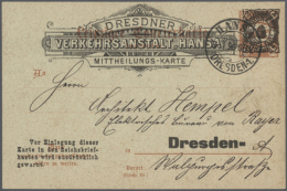 1900/1960 (ca.), Lot Of 19 Entires, E.g. China, Queensland/Tasmania Stationery, Germany, Ukraine, In Addition A... - Autres & Non Classés