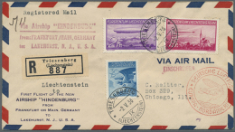 1881/1964, Lot Von über 110 Briefen Und Karten, Unterschiedliche Erhaltung, Dabei Netter Teil Zeppelinpost,... - Autres & Non Classés