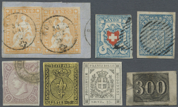 1850/1912 (ca.), Lot Of 69 Stamps Of Classic And Semi-classic Period, Slightly Varied Condition, E.g. Scandinavia,... - Andere & Zonder Classificatie