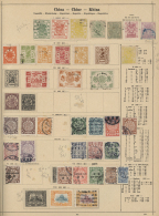 1850/1920 (ca.), Used And Mint Collection In An Ancient Schaubek Album, Comprising European And Overseas Countries... - Andere & Zonder Classificatie