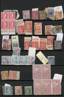1850/1950 (ca.), Miscellaneous Lot Of Apprx. 1.200/1.500 Stamps Category "odds And Circumstances" Showing... - Andere & Zonder Classificatie