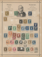 1840/1890, Used An Mint Collection In An Ancient Album, Comprising European And Overseas States (without Germany),... - Autres & Non Classés