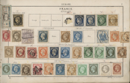 1840/1920 (ca.), Complete JUSTIN LALLIER Stamp Album "ALBUM-TIMBRES-POSTE", 1864 Edition, Comprising Classic And... - Andere & Zonder Classificatie