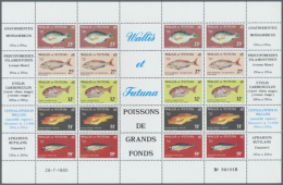 1979/1986, U/m Assortment Of Different Complete Sheets Of 10 Resp. Se-tenant Sheets Incl. Nice Thematics Like... - Vide