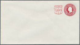 1958, Lot Containing The Following, Different Kinds Of Envelopes 2c + 2c Washington (quantities In Brackets): U537... - Andere & Zonder Classificatie