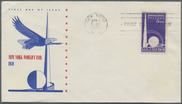 1939, NEW YORK WORLD'S FAIR, Lot Of 51 Only Different FDC Concening With This Great US Exhibition, Nice Cover... - Autres & Non Classés