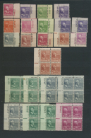 1938/1960 (ca.), U/m Assortment Of Apprx. 850 Stamps 1938-1954 Definitives Presidents And Apprx. 140... - Autres & Non Classés