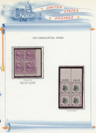 1932/1998, MNH Collection Of Apprx. 660 PLATE BLOCKS Incl. Larger Units (regulars, Airmails And Officials), In... - Autres & Non Classés