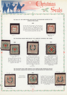1907/2003, Comprehensive Collection Of The Christmas Seals From Early Issues, Housed In Two Volumes, Also Complete... - Other & Unclassified