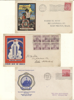 1900/1984 (ca.), Collection Of Apprx. 410 Covers/cards, Neatly Arranged In Four Borek Binders, Showing An Nice... - Autres & Non Classés