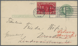 1880/1925 (ca.) Covers/ppc/stationery Mostly Related To Exhibitions/world Exhibitions And Used To Germany (13). (D) - Autres & Non Classés