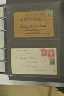1880/1940: Valuable Collection Of 194 Covers/cards, Wonderful Mixture Of Different Frankings, Combination And Mixed... - Autres & Non Classés
