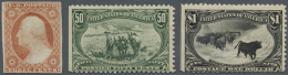 1851/1898, Lot Of Three Stamps Incl. 1898 Omaha 50c. And $1. (D) - Autres & Non Classés