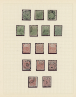 1864/1869, Collection Of 48 Stamps, Collected Severalfold/specialised On Album Pages, Showing 22 Stamps Of Todd And... - Venezuela