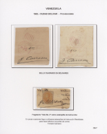 1902, Provisionales Ciudad Bolivar: Two Pieces With Canc. "Paga .... El Fiscal" And 5 C "Instruction" Orange With... - Venezuela