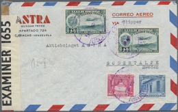 1900/1990 (ca.), Chiefly Up To 1960s, Accumulation Of Apprx. 700 Commercial Covers/cards, Comprising A Marvellous... - Venezuela