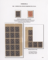 1889/1918, Scarce Collection Of Better Stamps And Letters, Beginning With 1891, Non Issued "Soberano Del... - Venezuela