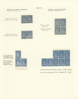 1859/1860, Specialised Collection Of The 1r. Blue, Neatly Arranged On Written Up Pages With 44 Unused And 14 Used... - Venezuela