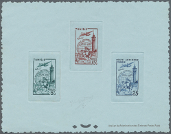 1949, 75th Anniversary Of UPU (Michel Nos. 360/62), Specialised Collection Incl. Many Specialities, Seven Imperf.... - Tunisia