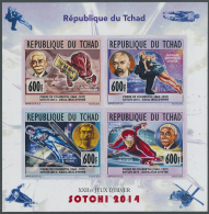 2013, Olympic Games Sochi 2014, All 6 Imperforated Souvenir Sheets, Unmounted Mint. (D+) - Tsjaad (1960-...)