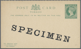 1879/1955 (ca.), Duplicated Accumulation Including TOBAGO And TRINIDAD With About 650 Unused Postcards And Reply... - Trinidad En Tobago (1962-...)