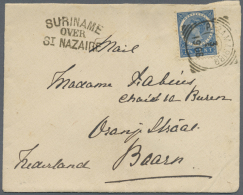 1883/1944 (ca.), Interesting Accumulation With 31 Covers, Postal Stationeries And Used Picture Postcards With Many... - Surinam