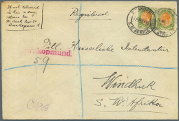 1915/19, Seven Registered-envelopes, Two Of Them With German Registration-label ("Deutsch" Cancelled) And 11 Covers... - Zuidwest-Afrika (1923-1990)