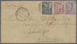 1857/1912 (ca.), Unusual Accumulation With About 30 Covers, Picture Postcards And Postal Stationeries Incl. Many... - Andere & Zonder Classificatie