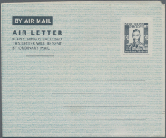 1948/55 (ca.), Duplicated Accumulation Of About 150 Unused And 100 Used/CTO Airletters And Aerogrammes With... - Autres & Non Classés