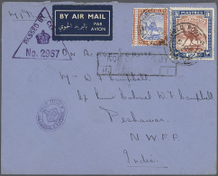 1940/1941, Group Of Eight Covers To Different Commonwealth Destinations, Registered, Censored And Airmail, Some... - Soedan (1954-...)