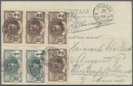 1910/1950 (ca.), Assortment Of Apprx. 100 Covers/cards, Apparently Chiefly Commercial Mail, Showing A Very... - Senegal (1960-...)
