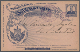 1895/1927, Lot Of 23 Used Stationeries (cards And Envelopes), Comprising Uprated Items, Domestic And Foreign Mail,... - Salvador