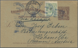 1893/1929, Lot Of 21 Used Stationery (cards/envelopes), Main Value Before 1900, Mainly Sent To Destinations Abroad,... - Salvador