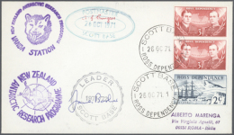 1957/1995, Collection Of Apprx. 550 Covers With Frankings From 1st Issue (also Some NZ), Documenting The Antarctic... - Other & Unclassified