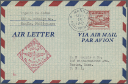 1947/1994 (ca.), AEROGRAMMES: Accumulation With About 700 Unused And Used/CTO Airletters And Aerogrammes With... - Philippines