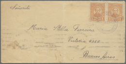 1905/1945, Lot Of 11 Entires, Showing A Nice Selection Of Postal History, Mainly To Europe, Registered Mail To... - Paraguay