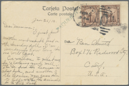 1912/1957, Lot Of 11 Covers/cards, Comprising A Nice Array Of Interesting Items, Airmails, ANCON PAQUEBOT (in Use... - Panama