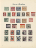 1904/1940 (ca.), Mint And Used Collection On Album Pages, From 1904 Overprints, In Addition Some Panama 1878/1950... - Panama
