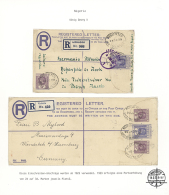 195-1940's - British Africa: Collection Of 40 Covers, Postcards And Postal Stationery Cards, Envelopes And... - Nigeria (1961-...)