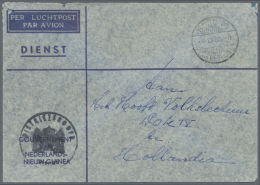 1946/1962, Service Airmail From Many Different Departements Including Military, All Sent To Holland. One With "Port... - Nederlands Nieuw-Guinea