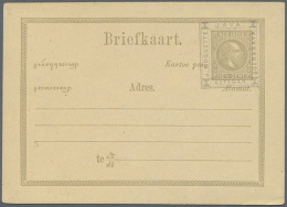 1874/1930, Collection Of 38 (apparently Mainly Different) Unused Stationeries, Comprising Cards, Reply Cards And... - Nederlands-Indië