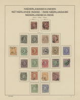 1864/1990, Mint And Used Collection Dutch Indies And Indonesia In Two Schaubek Albums, Showing A Nice Section Early... - Nederlands-Indië