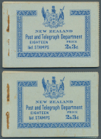 1935/1999, Collection Of Two Booklet Panes And Apprx. 85 Booklets, From Two Copies SB19 (exploded Without Staples;... - Autres & Non Classés