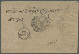 1881 - 1970 Approx 180 Covers, Postal Stationery Cards And Envelopes, Starting With A Stampless Cover 1881 From... - Nepal